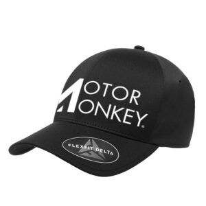 Motor Monkey FlexFit 180 Cap- black
